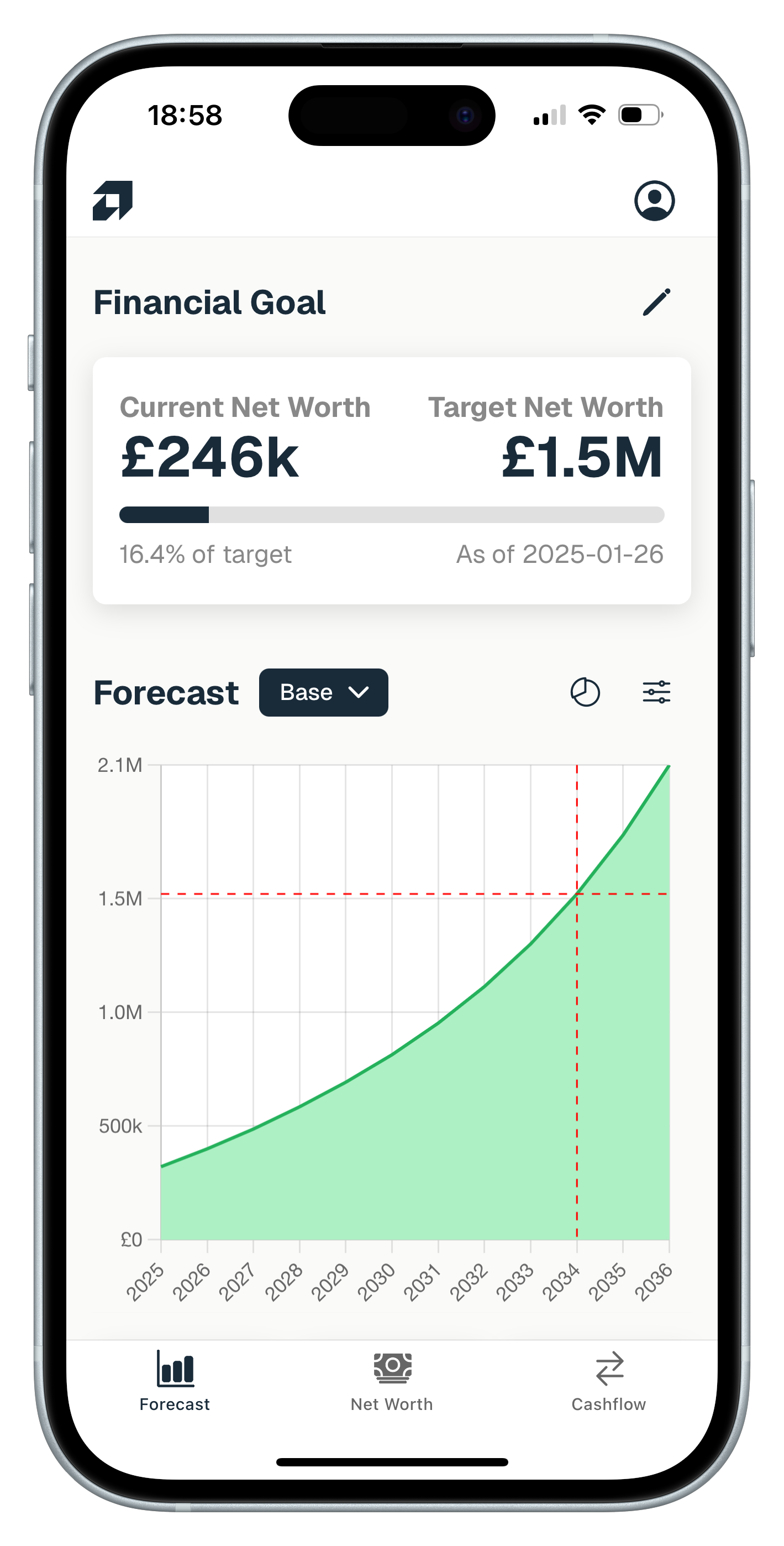 iPhone with Amplifi App Screenshot